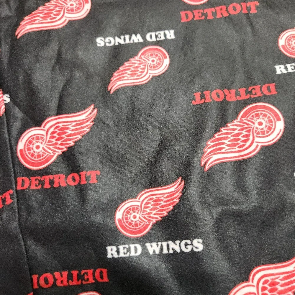 Nhl Detroit Red Wings Youth Flame Resistant Sleepwear Pants L 14 16 Black 162